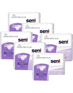 Подгузники для взрослых Super Plus Medium (6x10шт) Seni