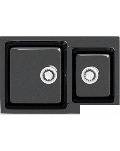 Кухонная мойка Карельский камень модель 191/Q4 (черный) Marrbaxx