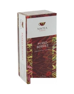 Черный чай Deli Packs NikTea Ягодный микс 25 шт Althaus