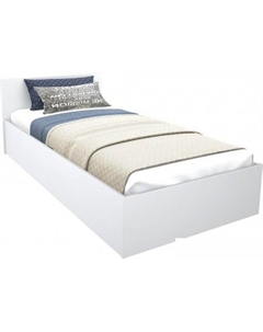 Кровать КР10 100x200/700x1052x2032 (белый) Мдк