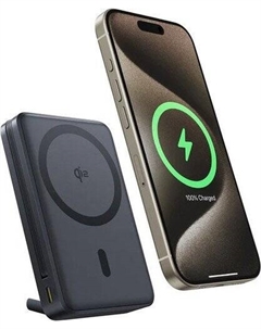 Внешний аккумулятор Nomos Qi2 Magnetic Power Bank 10000mAh (черный) Baseus