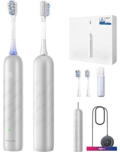 Электрическая зубная щетка 3D Clean Electric Toothbrush ATB15A (серебристый) Trouver
