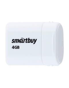 USB Flash Lara 4GB (белый) Smartbuy
