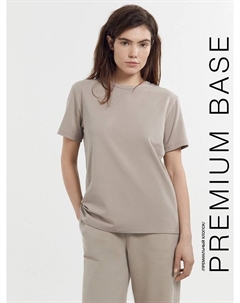 Футболка женская в коричневом цвете Mark formelle