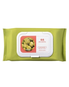 Салфетки для снятия макияжа Daily Fresh Olive Cleansing Tissue Holika holika