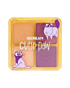 Палетка теней для век CUTIE PAW Iscream