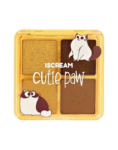 Палетка теней для век CUTIE PAW Iscream