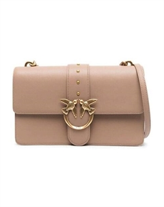 Сумка Calfskin Crossbody Bag, Shoulder Bag Women's Brown Pinko