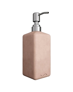 Дозатор для жидкого мыла Emily Slim с металлической помпой, розовый матовый Musko