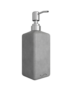 Дозатор для жидкого мыла Emily Slim с металлической помпой, серый матовый Musko