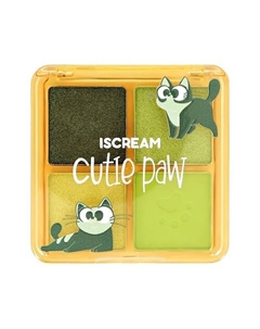 Палетка теней для век CUTIE PAW Iscream