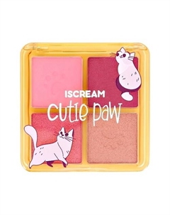 Палетка теней для век CUTIE PAW Iscream