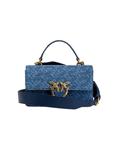 Сумка Fabric With Cow Leather Shoulder Bag, Handbag Pinko