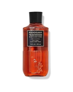 Гель для душа Mahogany Teakwood 3-in-1 Hair, Face & Body Wash 295 Bath & body works