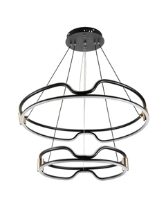 Светильник «Холтер» LED 236 Вт 3000-6000К черный 60×60×9 см Bayerlux