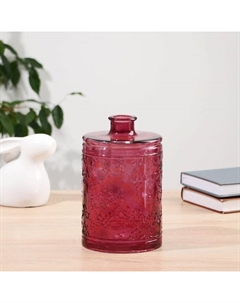 Ваза «Джеремми-1», d=2.5 см, h=19 см, стекло, малиновая Evis