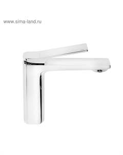 Смеситель для раковины Accoona A90122, однорычажный, латунь, с гайкой, хром