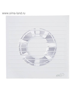 Вентилятор вытяжной E 100 S, 165×165 мм, d=100 мм, 220 В Эра