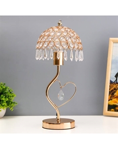 Настольная лампа «Баркус» G4 35 Вт золото 17×17×36 см Risalux