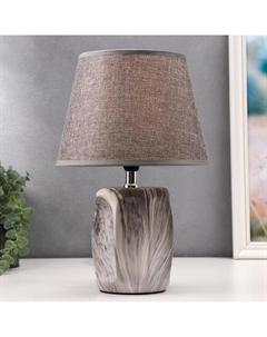 Лампа настольная 16616/1GY E14 40 Вт серый 22.5×22.5×34 см Risalux