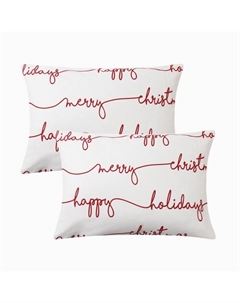 Комплект наволочек "" Christmas letter 50х70-2 шт, бязь, 100% хл Этель