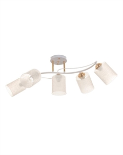 Люстра 2178/5 E27 40 Вт бело-золото 70×28.5×22 см Bayerlux