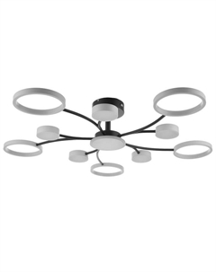 Люстра с ПДУ 2299/11WT LED 216 Вт 3000-6000К белый 97×97×18 см Bayerlux