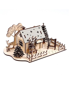 Сборная модель «Домик с двориком-ночник» Altair