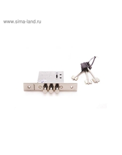 Замок врезной ЗВ 8-8У13 76314, 12 мм, б/о, б/ручки Border