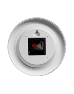 Часы настенные, d-20 см, интерьерные, Классика, бесшумные, белые Соломон