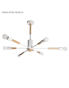 Люстра «Этингер» 6×40 Вт E27 белый 94×94×50 см Bayerlux