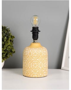 Основание для настольной лампы с абажуром "Мандилина бежевый" Е14 18х18х29 см Risalux