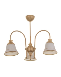 Люстра «Дэфия» 3хЕ27 40 Вт золото 57×57×40 см Bayerlux