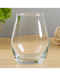 Ваза «Саманта-4», малая, 260 мл, d=5.5 см, 10×7.5 см, стекло, прозрачная Evis