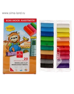Пластилин 20 цветов Koh-i-noor