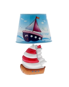 Светильник детский керамика «Яхта» 35×20×20 см МИКС Risalux