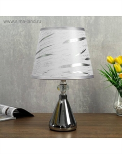 Лампа настольная 58082/1 1×40 Вт Е27 хром 20×20×35 см Risalux