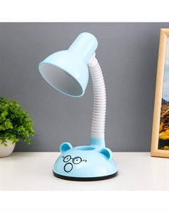 Настольная лампа "Ушки" Е27 40Вт голубой 15х15х37 см Risalux