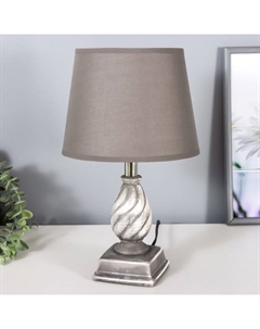 Светильник «Шанталь» 1хЕ14 40 Вт серый 20×20×33 см Risalux