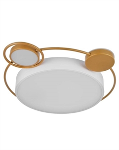 Люстра с ПДУ 1215/1WT LED 120Вт 3000-6000К бело-золотой 50х50х9 см Bayerlux