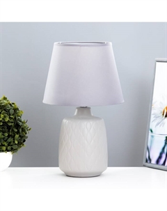 Настольная лампа "Джайм" Е14 40Вт серый 25х25х38 см Risalux