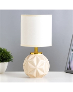 Настольная лампа "Джулиус" Е14 40Вт бежевый 13х13х25 см Risalux