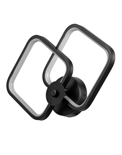 Бра 2516/2 LED 12 Вт 4000К черный 34×22 см Bayerlux