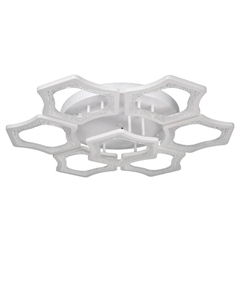 Люстра с ПДУ «Эстера» 7хLED 210 Вт белый 70×70×15 см Bayerlux