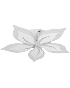 Люстра с ПДУ "Лилия" 5хLED 100Вт белый 55х55х10 см Bayerlux