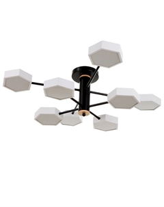 Люстра 1318/8WT LED 192 Вт 3000-6000К белый 86×86×25 см Bayerlux