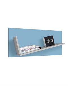 Полка kids Mirum 5Y 800, серый-голубая Polini