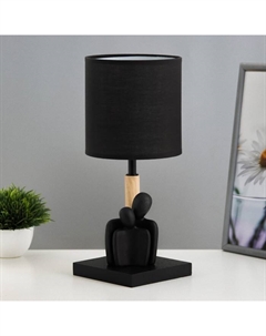 Настольная лампа «Нежность» Е14 40 Вт черный 15×15×31 см Risalux