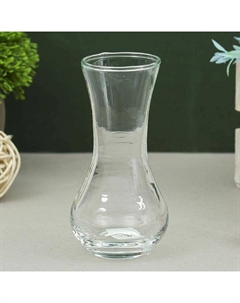 Ваза «Весна», 130 мл, 12×6 см, стекло, прозрачная Evis