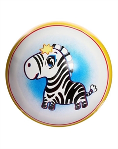 Мяч резиновый, с рисунком, диаметр 12,5 см, МИКС Чпо им.чапаева